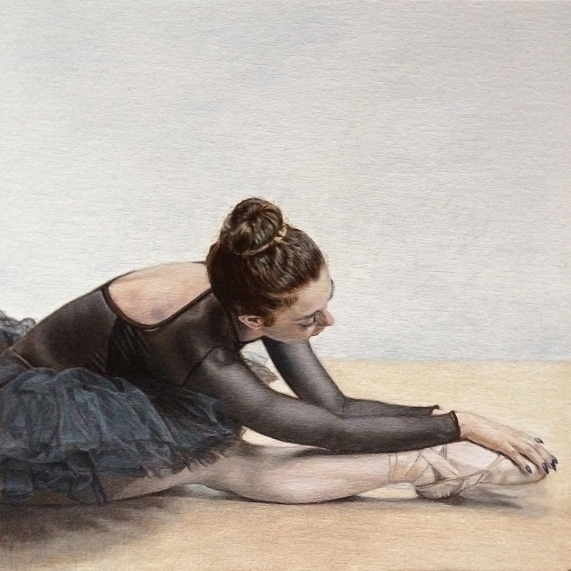 Ballerina in Black by Vlasta Smola