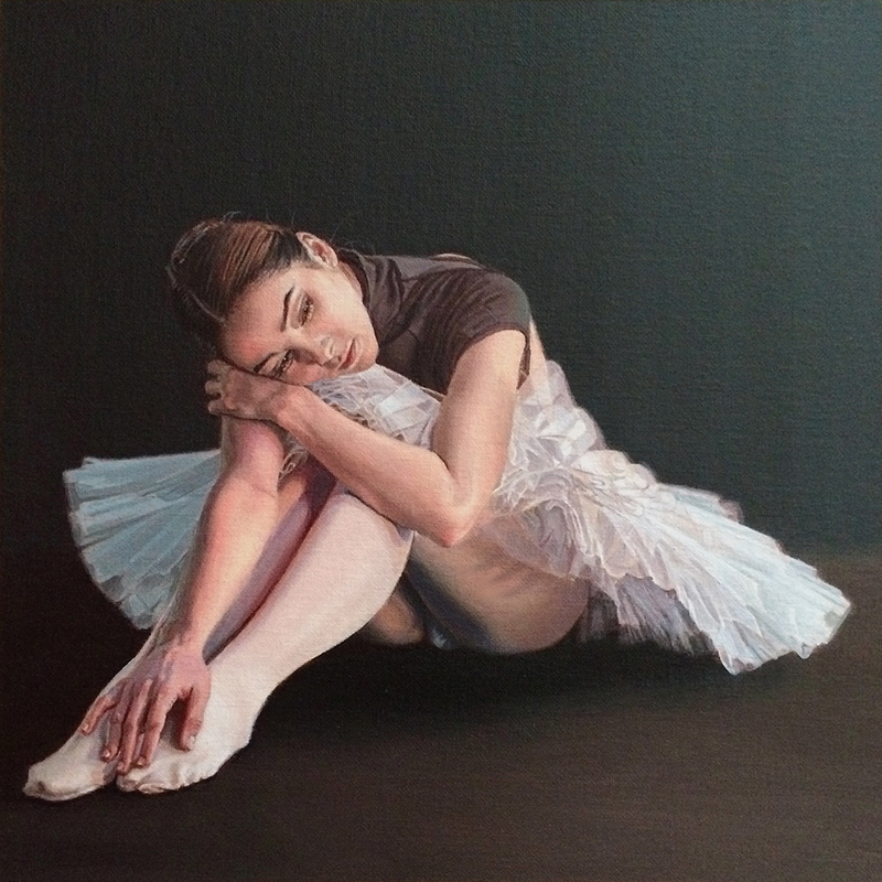 Ballerina in Studio by Vlasta Smola